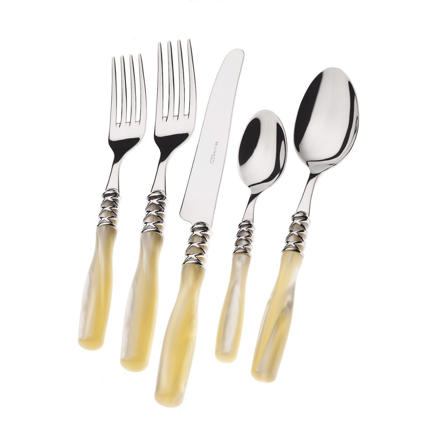 Arianna Brilliant 5 Piece Place Setting - Ivory
