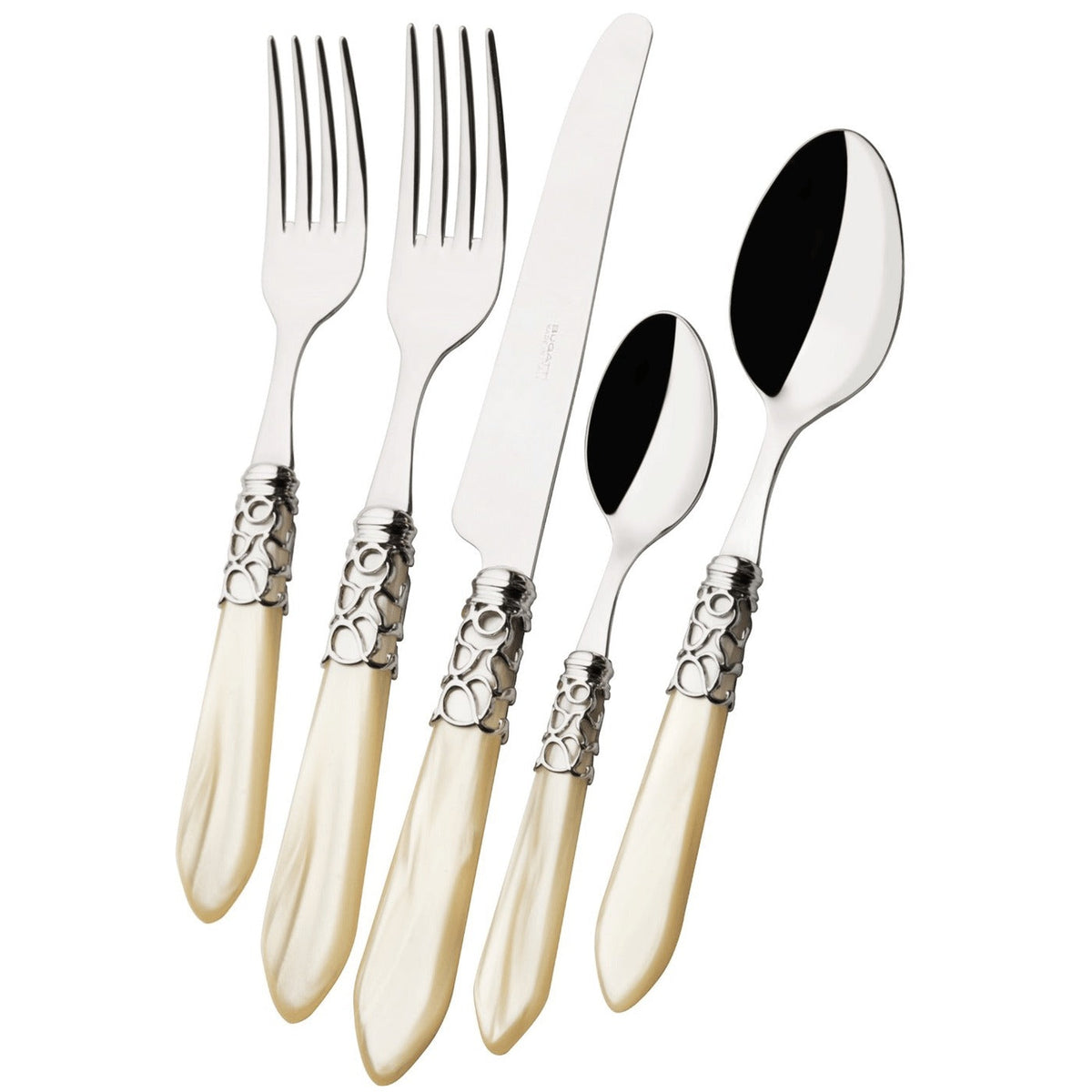 Melodia Brilliant 5 Piece Place Setting - Ivory