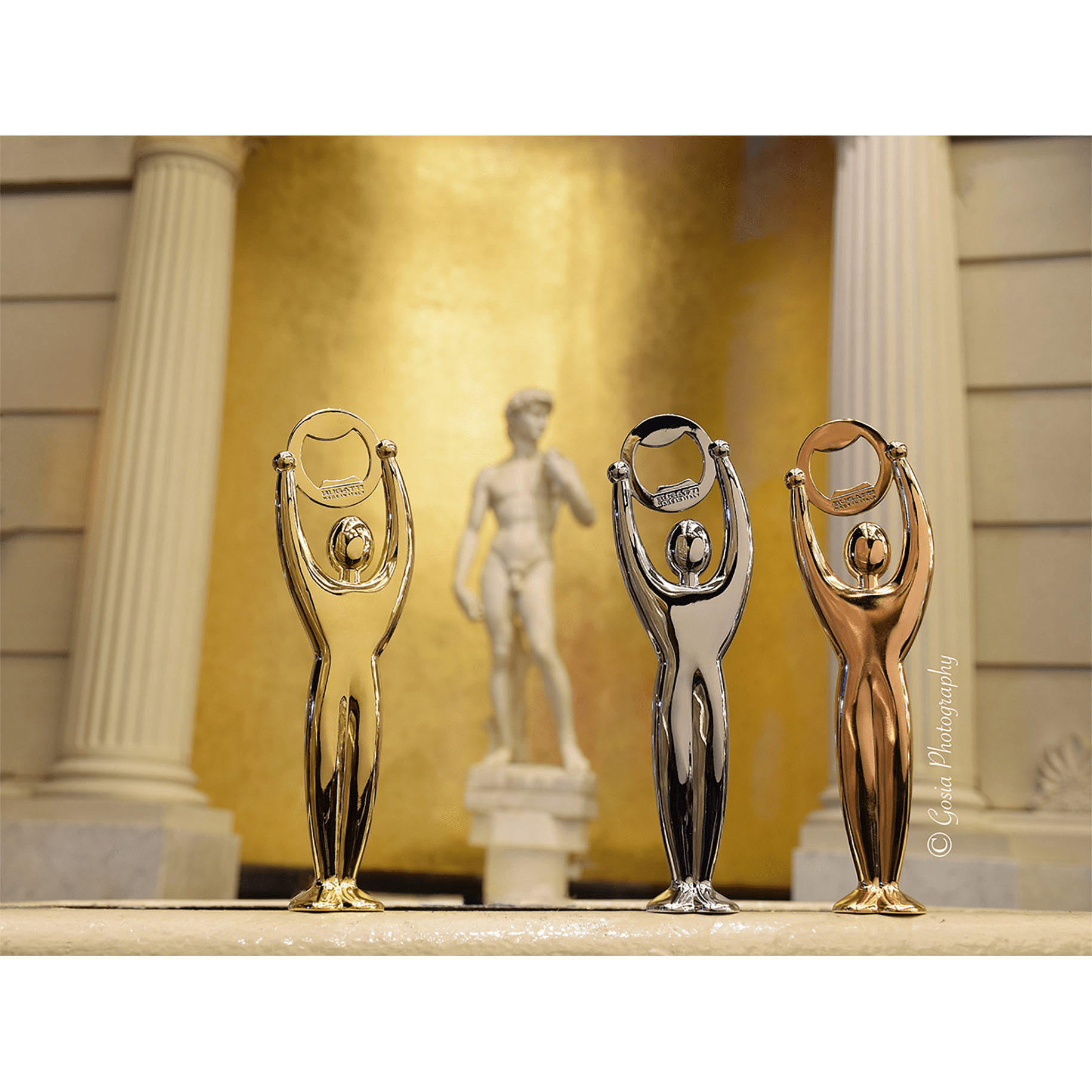 GYM Bottle Opener Gold-Casa Bugatti USA