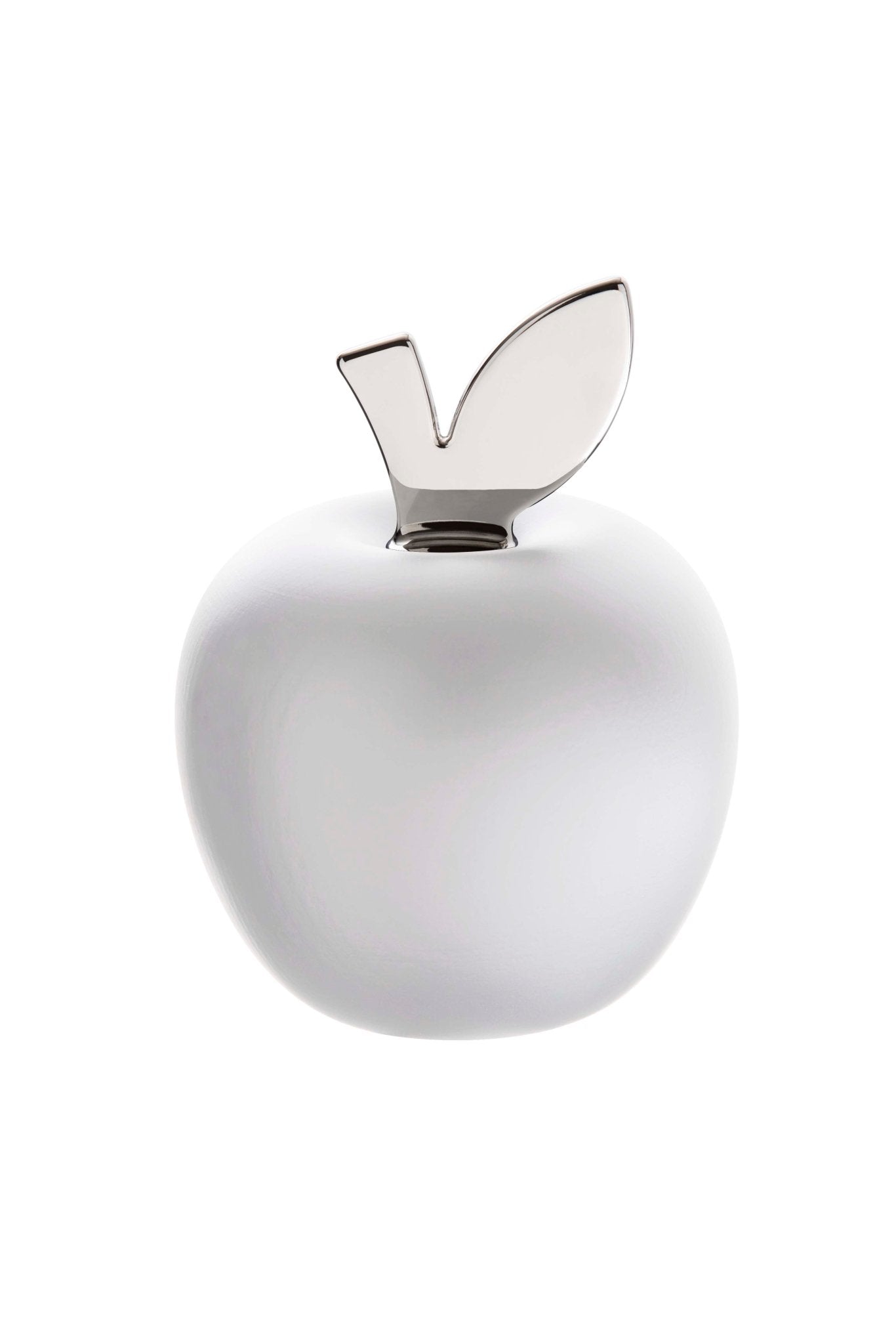 EDEN apple Nut Cracker white matte, silver leaf-Casa Bugatti USA