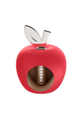 EDEN apple Nut Cracker red matte, silver leaf