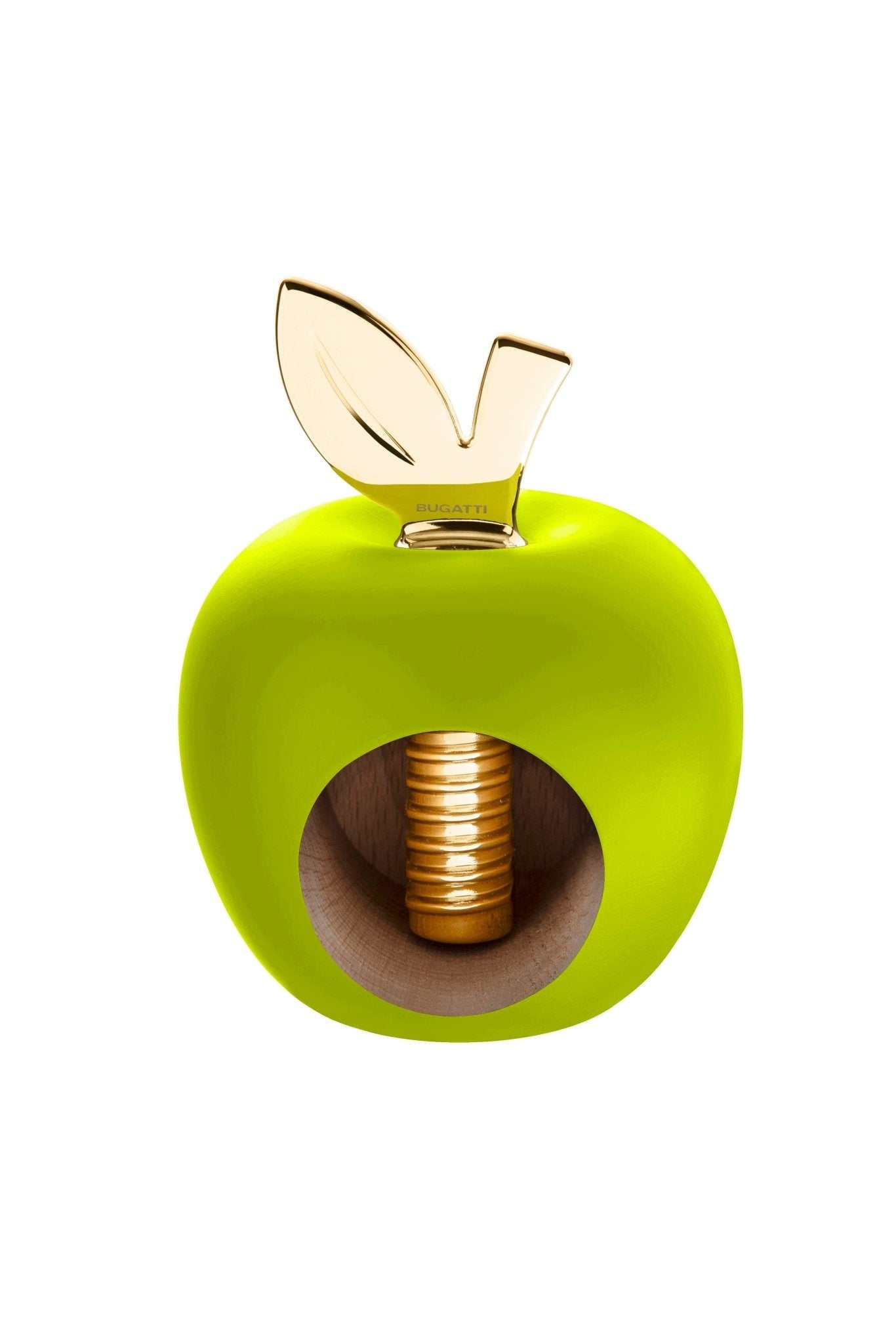 EDEN apple Nut Cracker apple green matte, gold leaf-Casa Bugatti USA