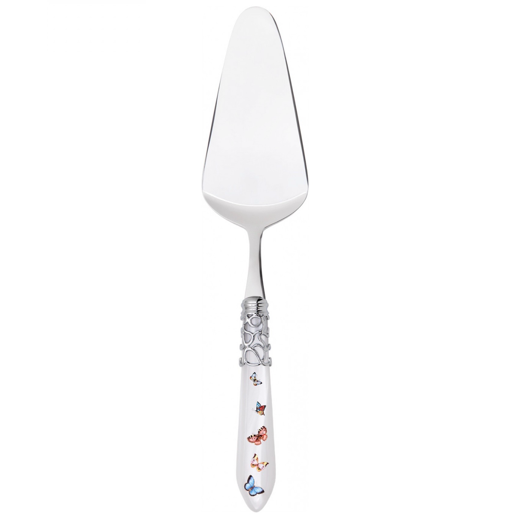 Melodia Butterflies Cake Server white