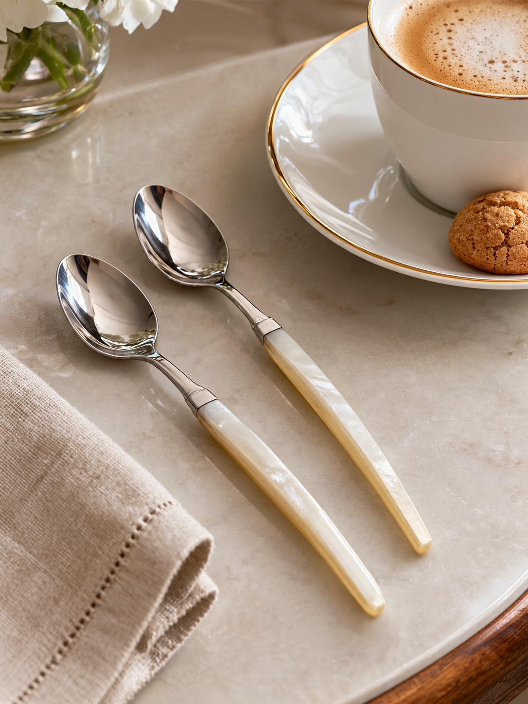 Nike 6 Piece Coffee Spoon Set - Ivory