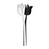 Tulipano 2 Piece Salad Servers silver / black