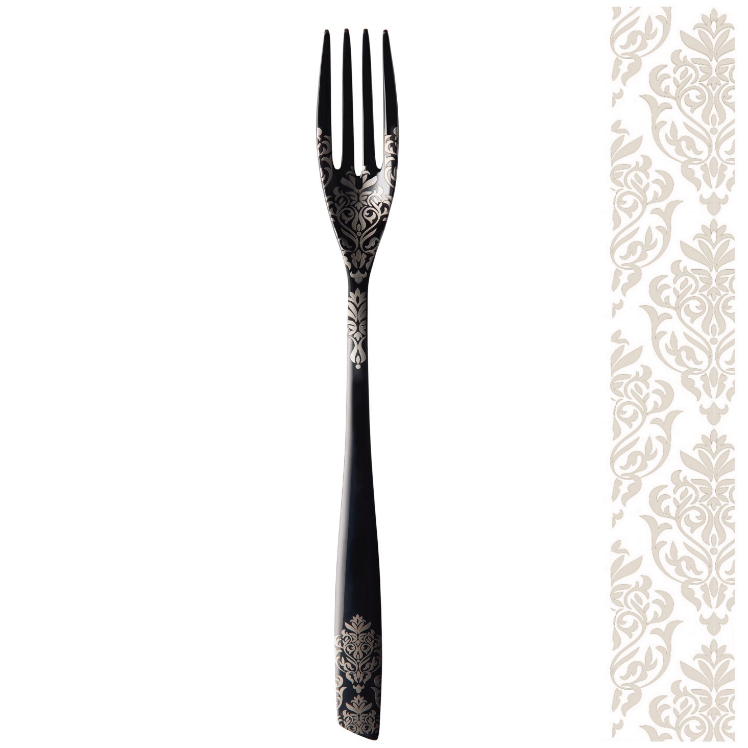 Riviera Black Devorè 2 Piece Serving Set