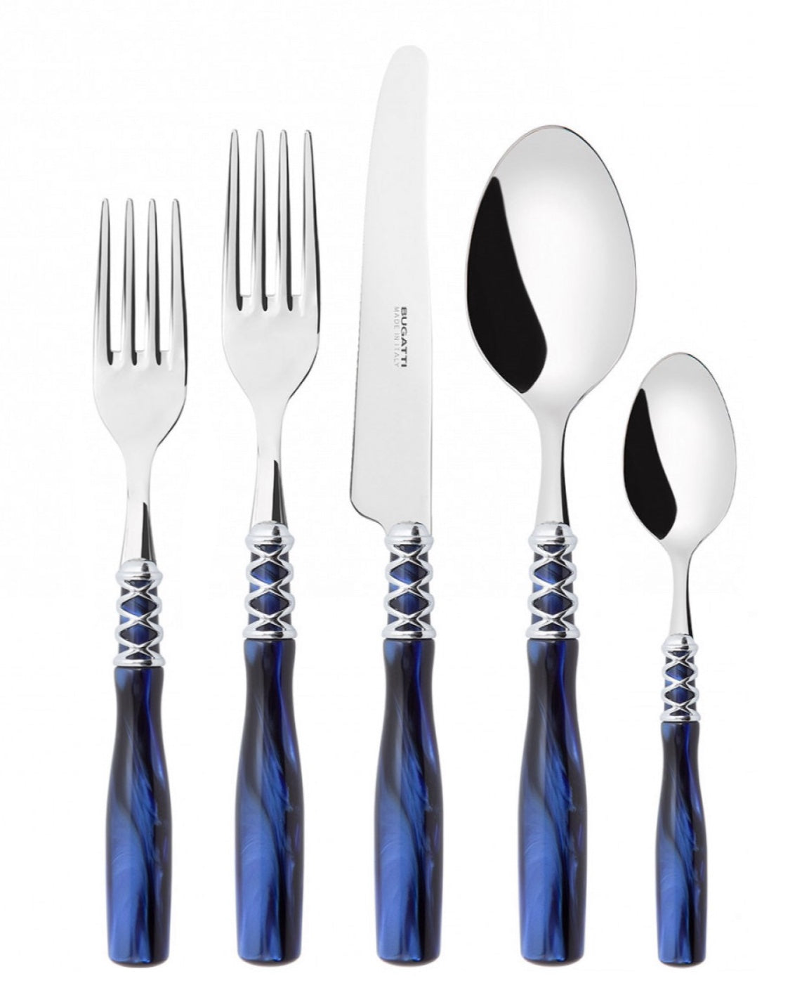 Arianna 5 Piece Place Setting - ROYAL BLUE