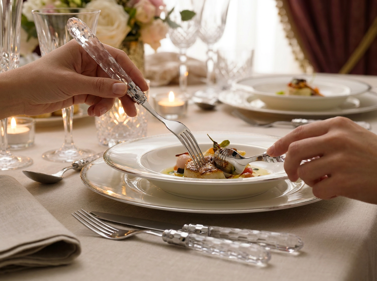Cristallo Brilliant 5 Piece Place setting - Crystal Clear
