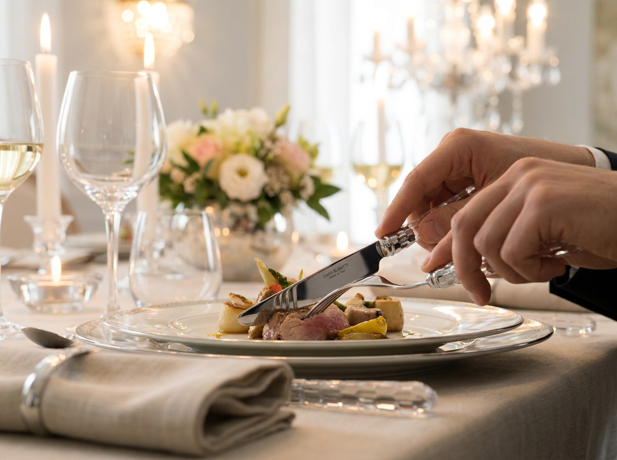 Cristallo Brilliant 5 Piece Place setting - Crystal Clear