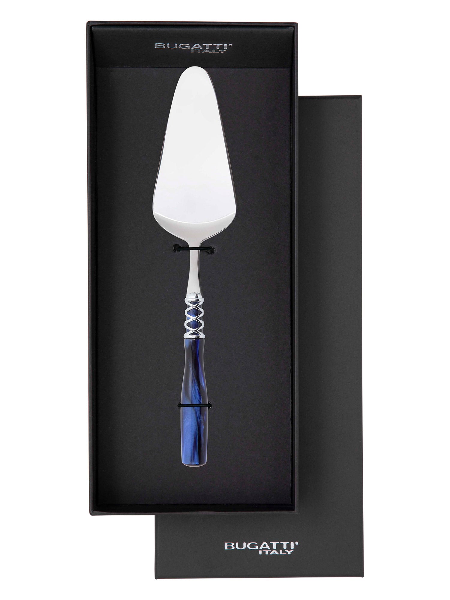 Arianna Brilliant Cake Server in gift box - Royal Blue