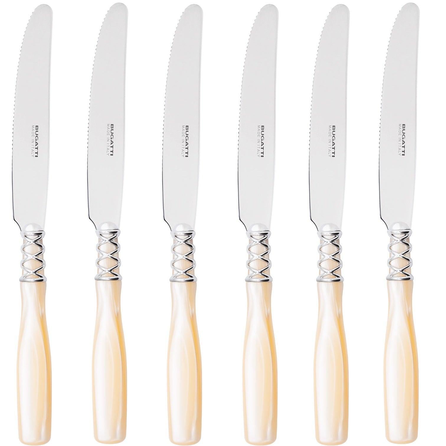 Arianna Brilliant Fruit Knife Set 17,5 cm (6.89 inch) - Ivory