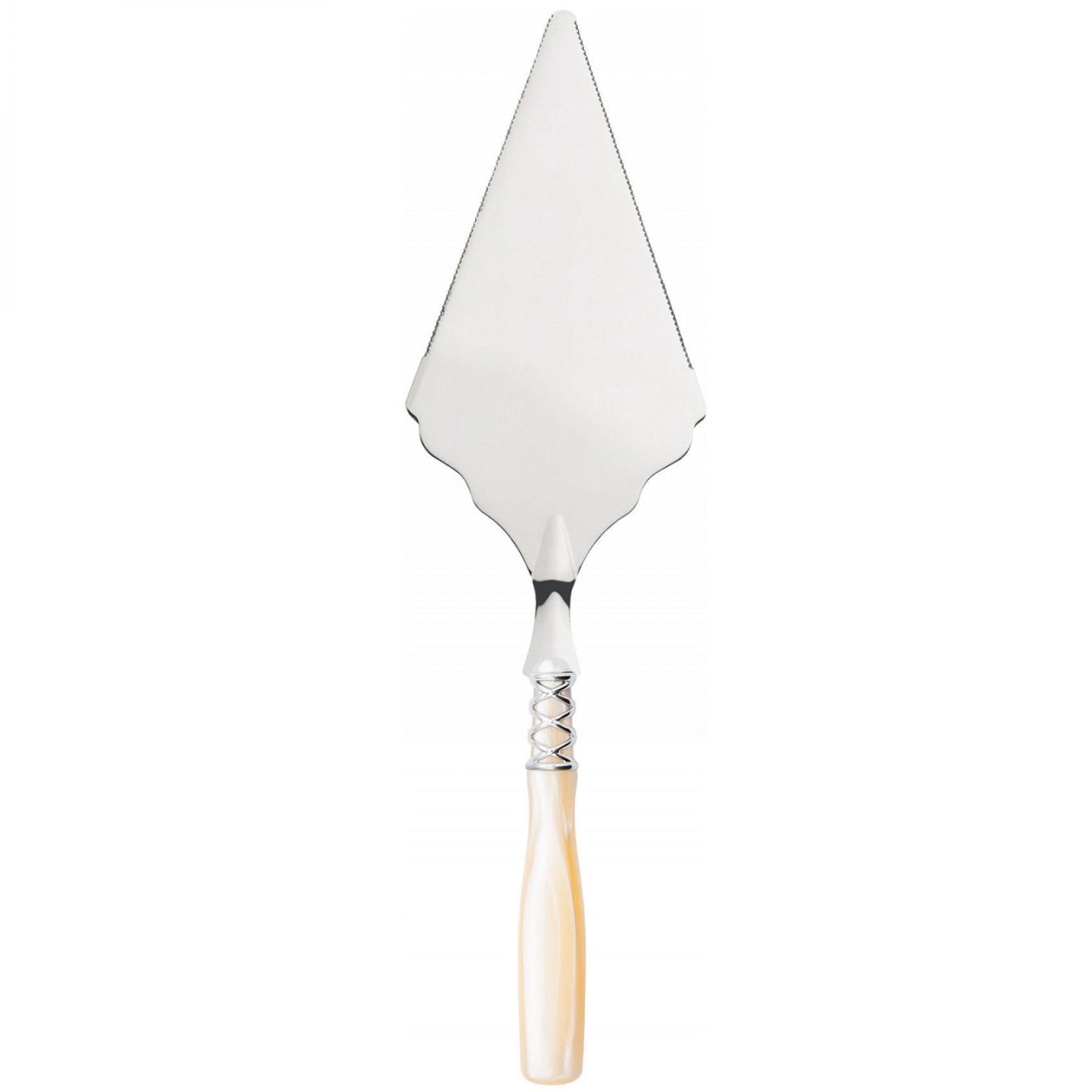 Arianna Brilliant Large Cake Server serrated - Ivory