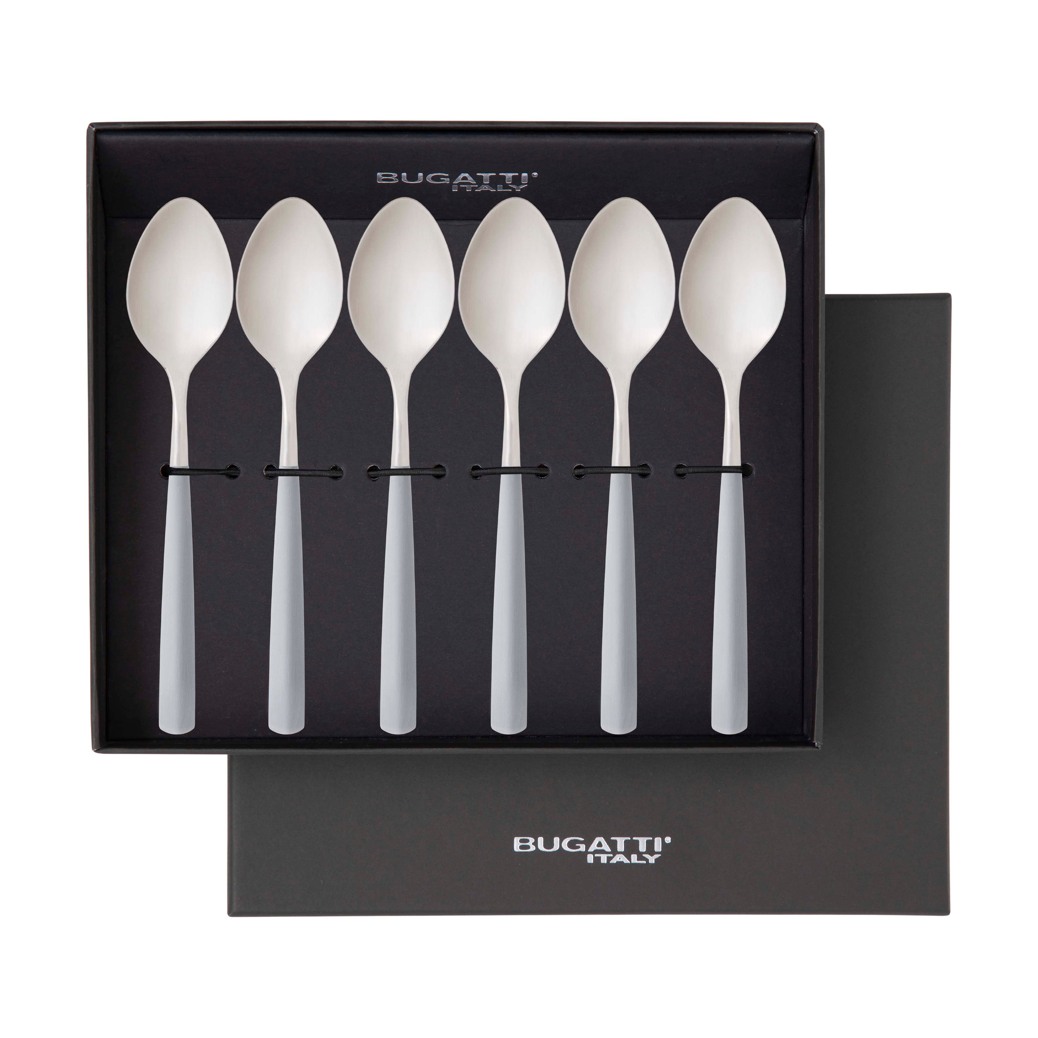 Athena Coffee Spoon Set - Gray Matte