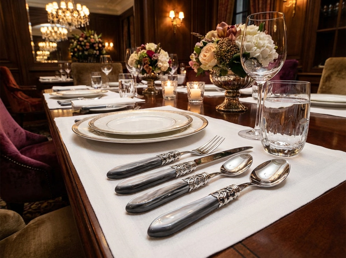 Melodia Brilliant 5 piece place setting - Gray