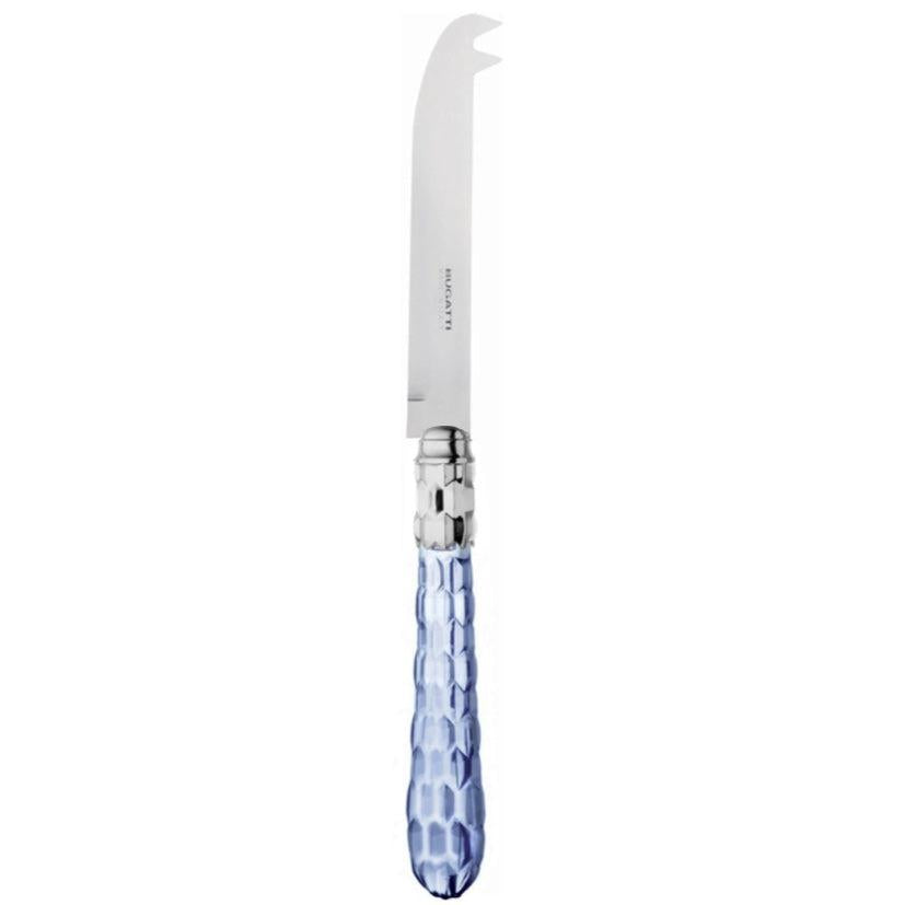 Cristallo Brilliant 2 point "deer" cheese Knife - Blue Clear-Casa Bugatti USA