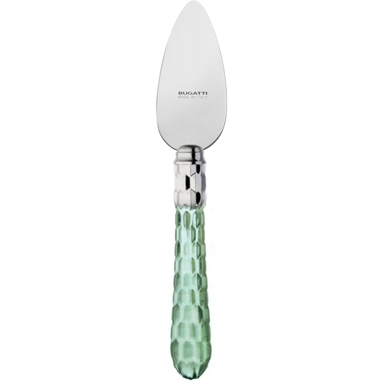Cristallo Brilliant Parmesan Cheese Knife - Green Clear