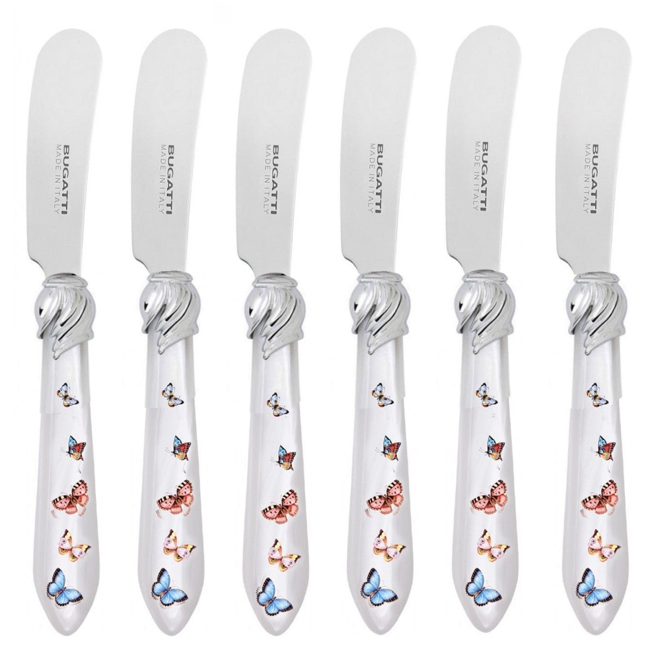 Falabella Butterflies Butter Knife Set in gift box