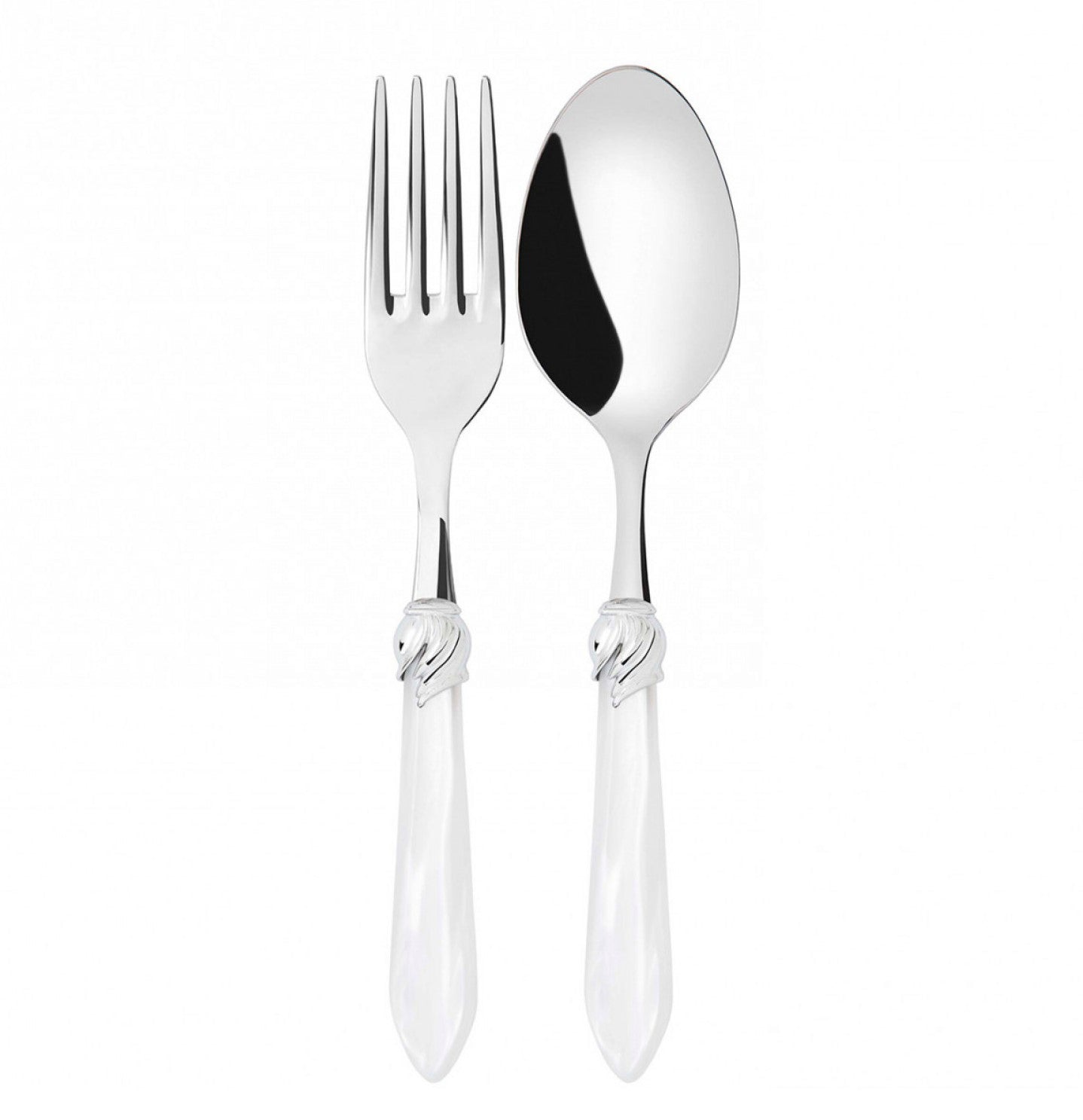 Falabella Brilliant 2 Piece Serving Set - White