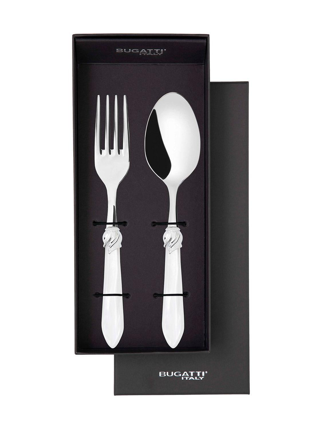 Falabella Brilliant 2 Piece Serving Set - White