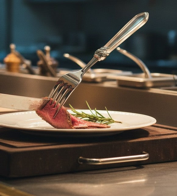 Falabella Brilliant Serving Fork - Clear