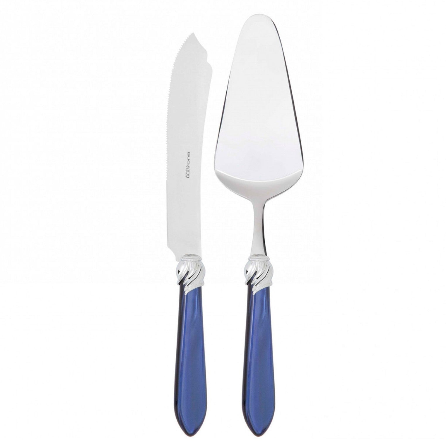 Falabella Brilliant 2 Piece Cake Serving set - Royal Blue
