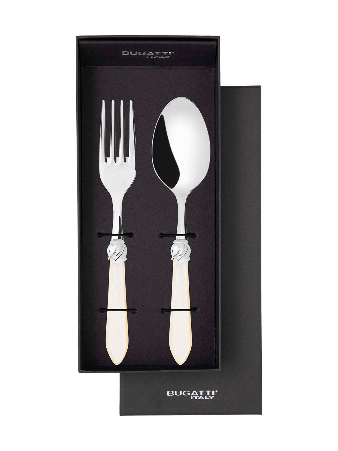 Falabella Brilliant 2 Piece Serving Set - Ivory