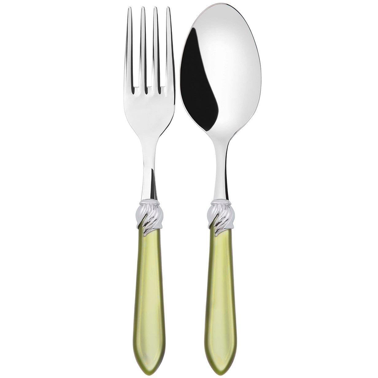 Falabella Brilliant 2 Piece Serving Set - Chartreuse Green