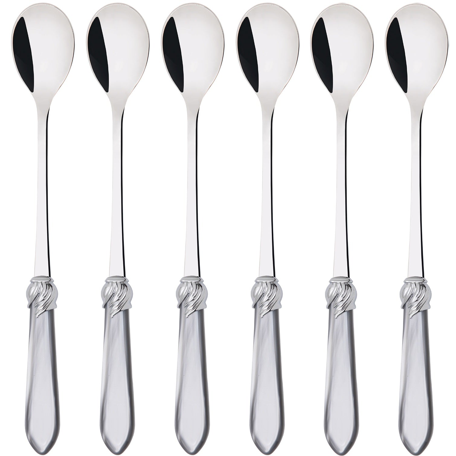 Falabella Brilliant Ice Tea / Cocktail Spoon Set - Gray