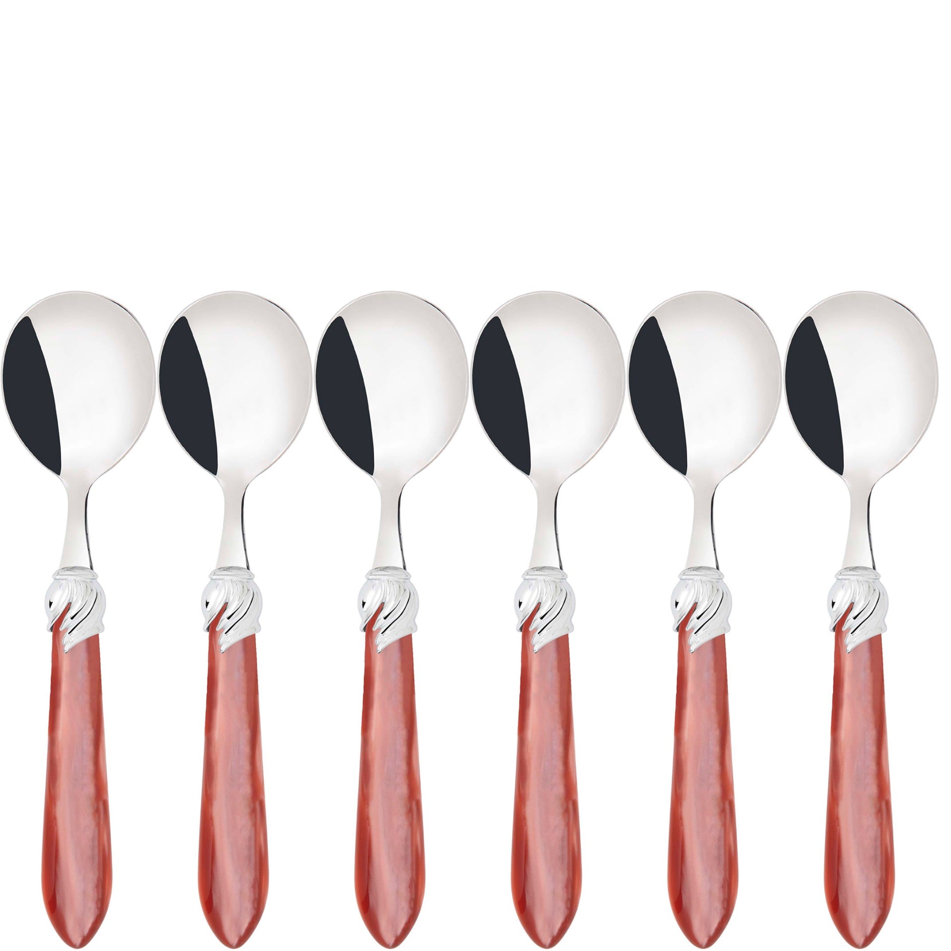 Falabella Brilliant Soup Spoons Set - Rust