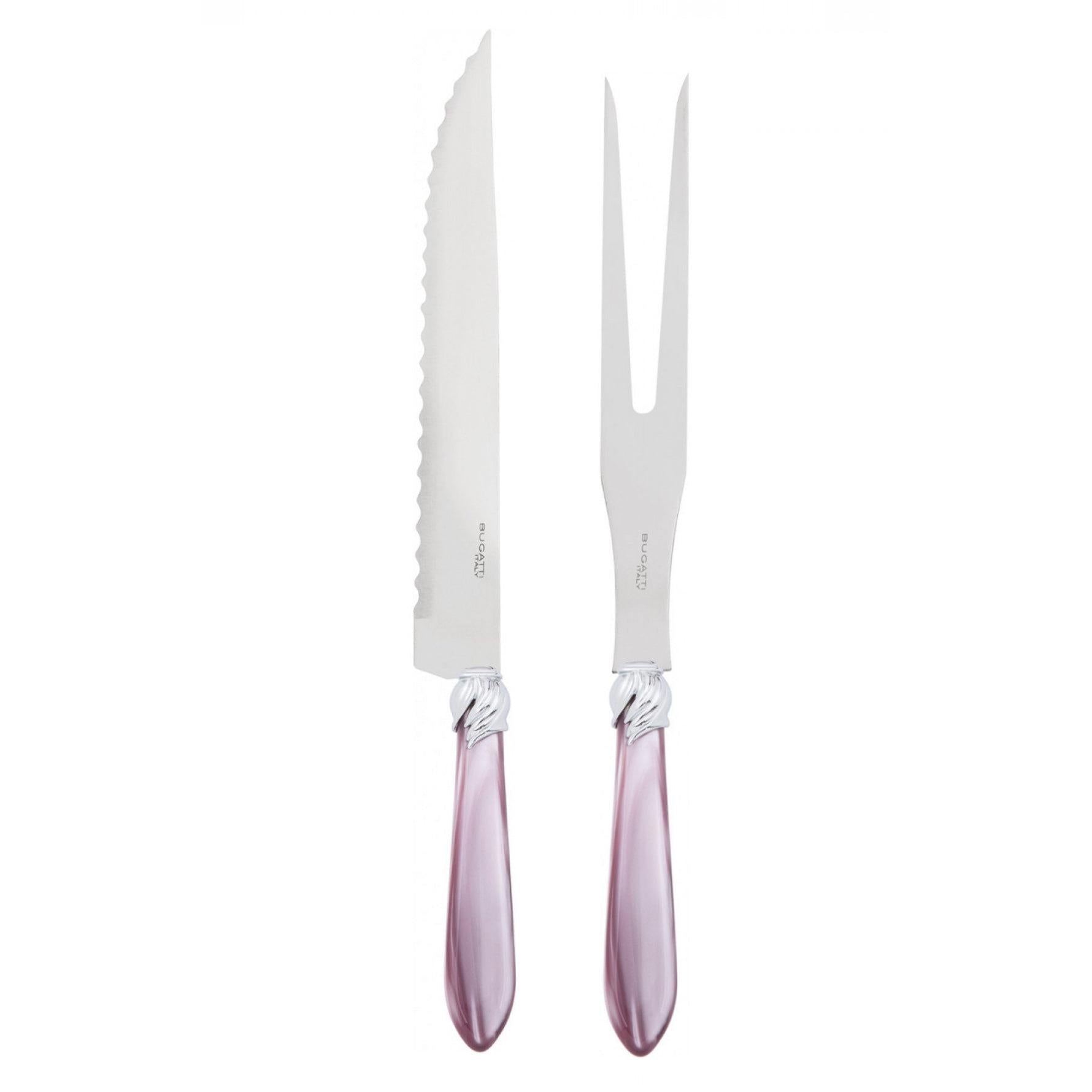 Falabella Brilliant Roast Carving Set - Lilac