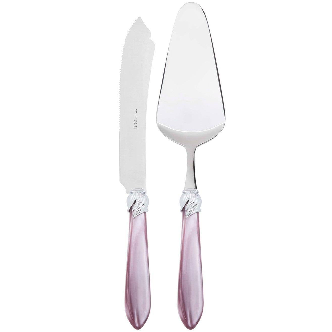 Falabella Brilliant 2 Piece Cake Serving set - Lilac
