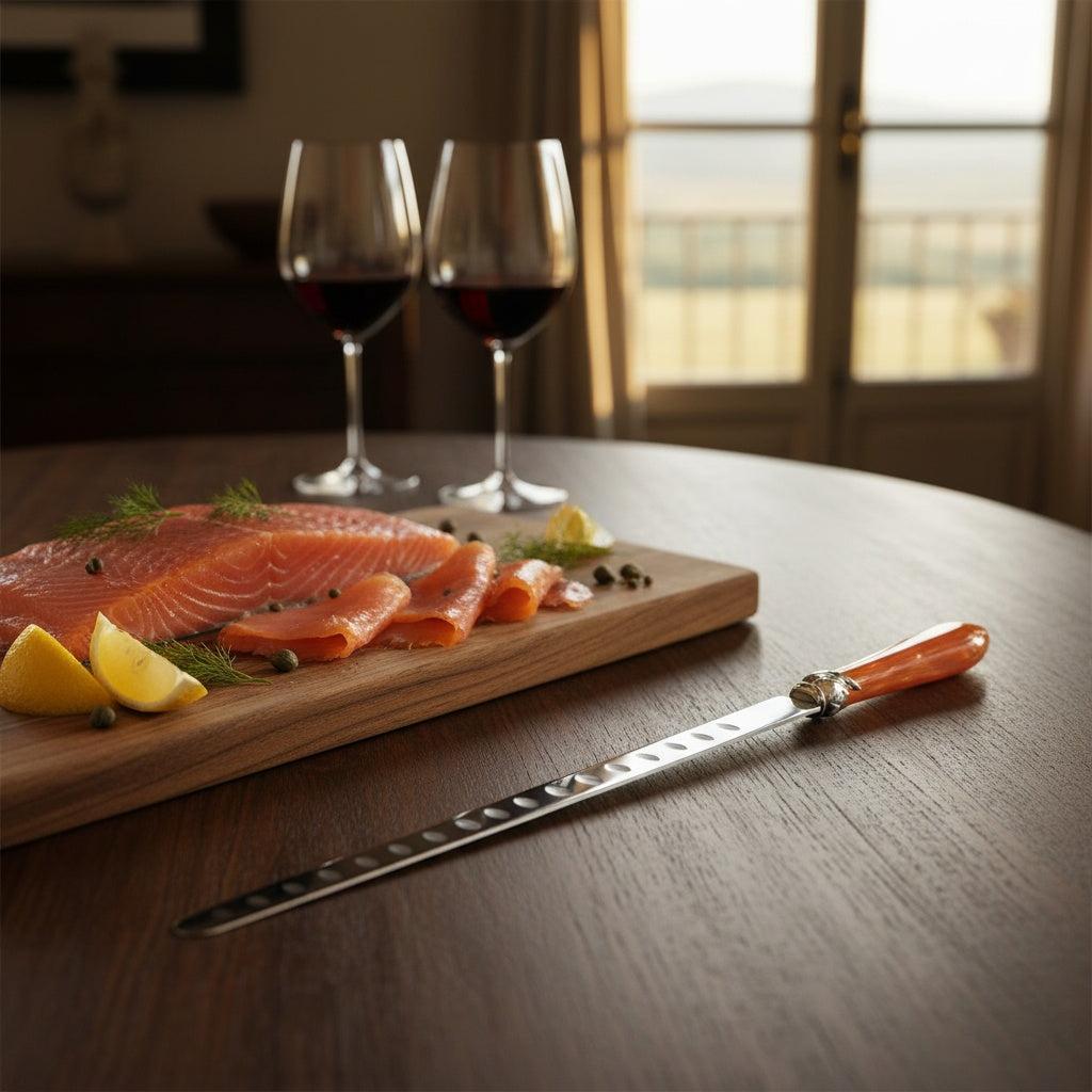 Falabella Brilliant Salmon Knife 40 cm (15.75 inch) - Tangerine-Casa Bugatti USA