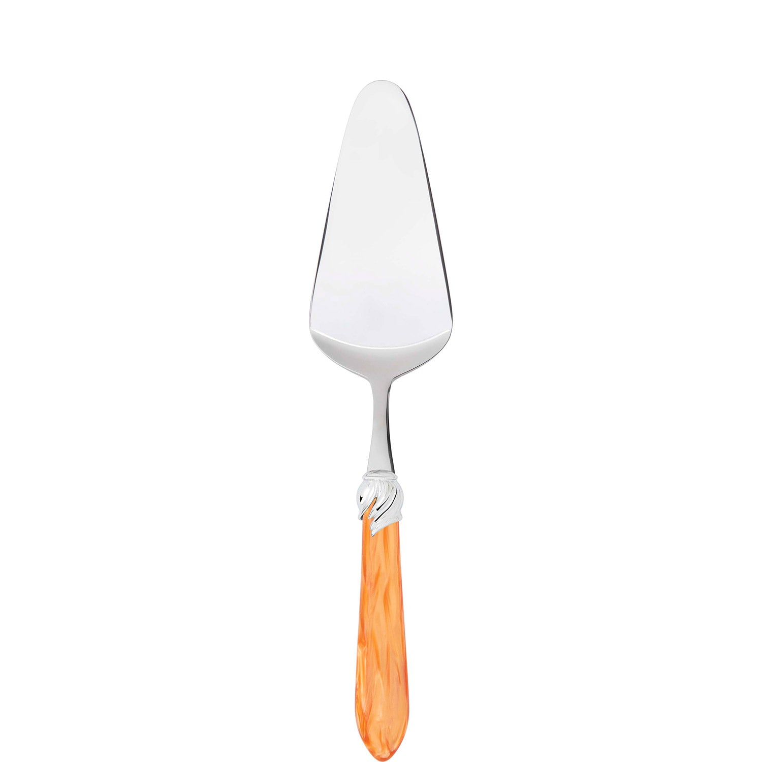 Falabella Brilliant Cake Server in gift box - Tangerine