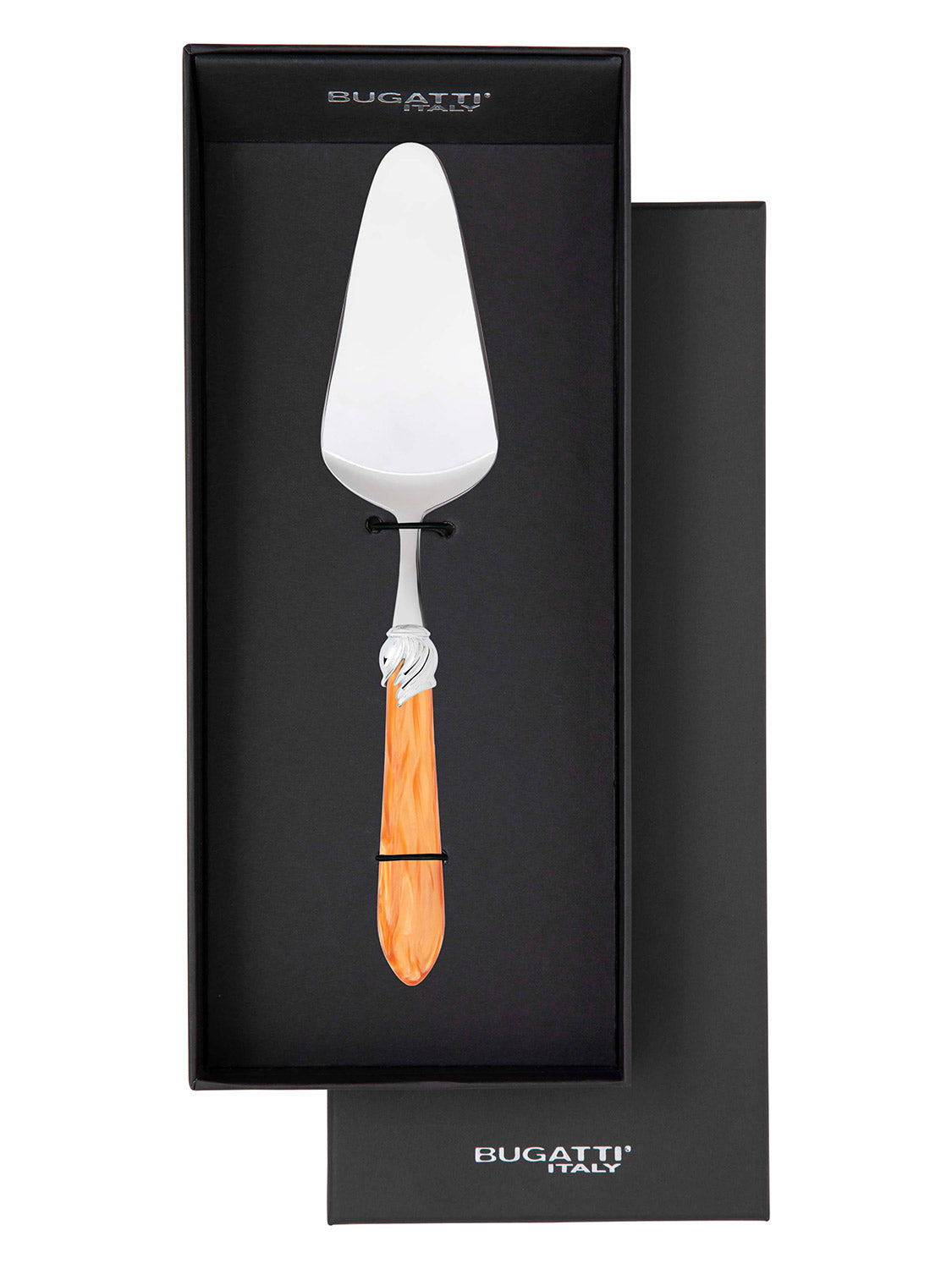 Falabella Brilliant Cake Server in gift box - Tangerine