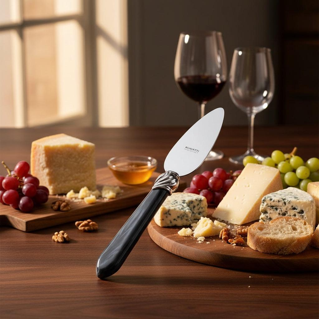 Falabella Brilliant Parmesan Cheese Knife - Charcoal-Casa Bugatti USA