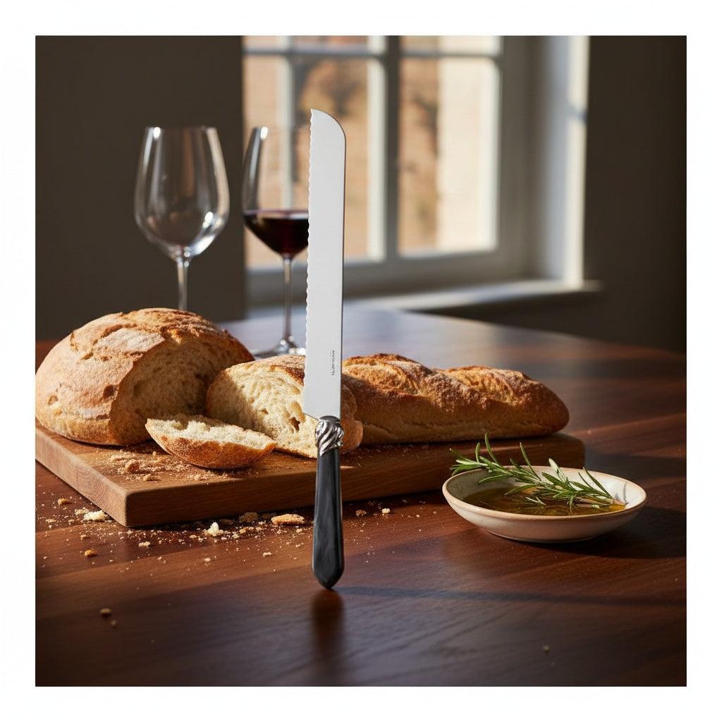 Falabella Brilliant Bread Knife - Charcoal-Casa Bugatti USA