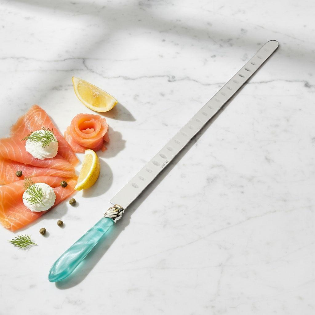 Falabella Brilliant Salmon Knife 40 cm (15.75 inch) - Aqua