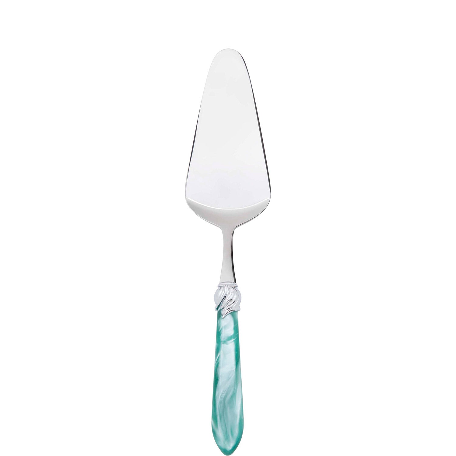 Falabella Brilliant Cake Server in gift box - Aqua