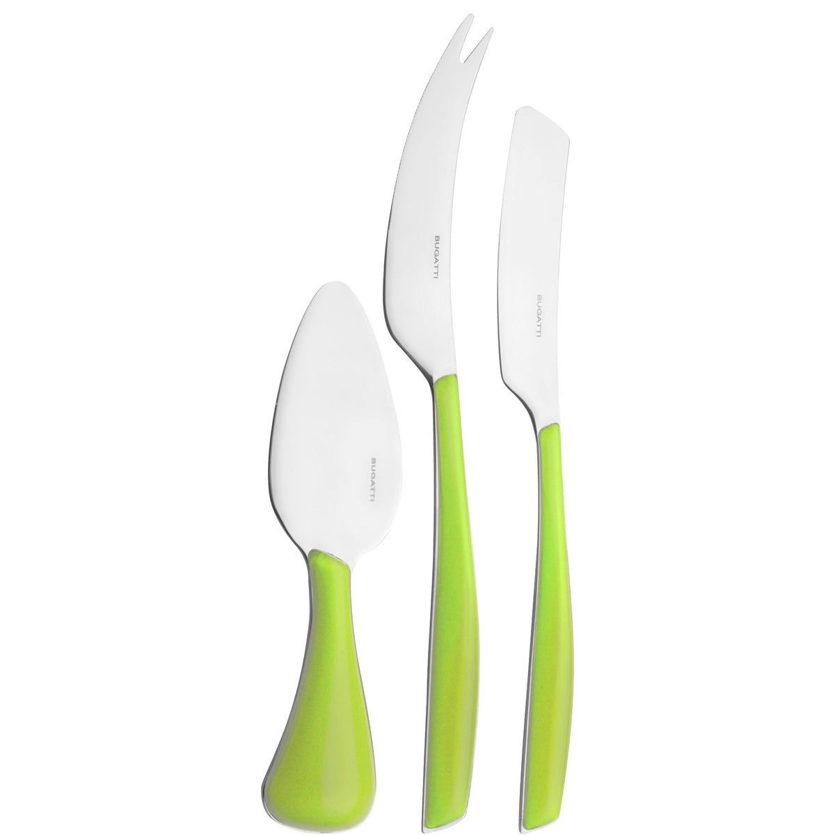 Glamour 3 Piece Cheese Set green apple