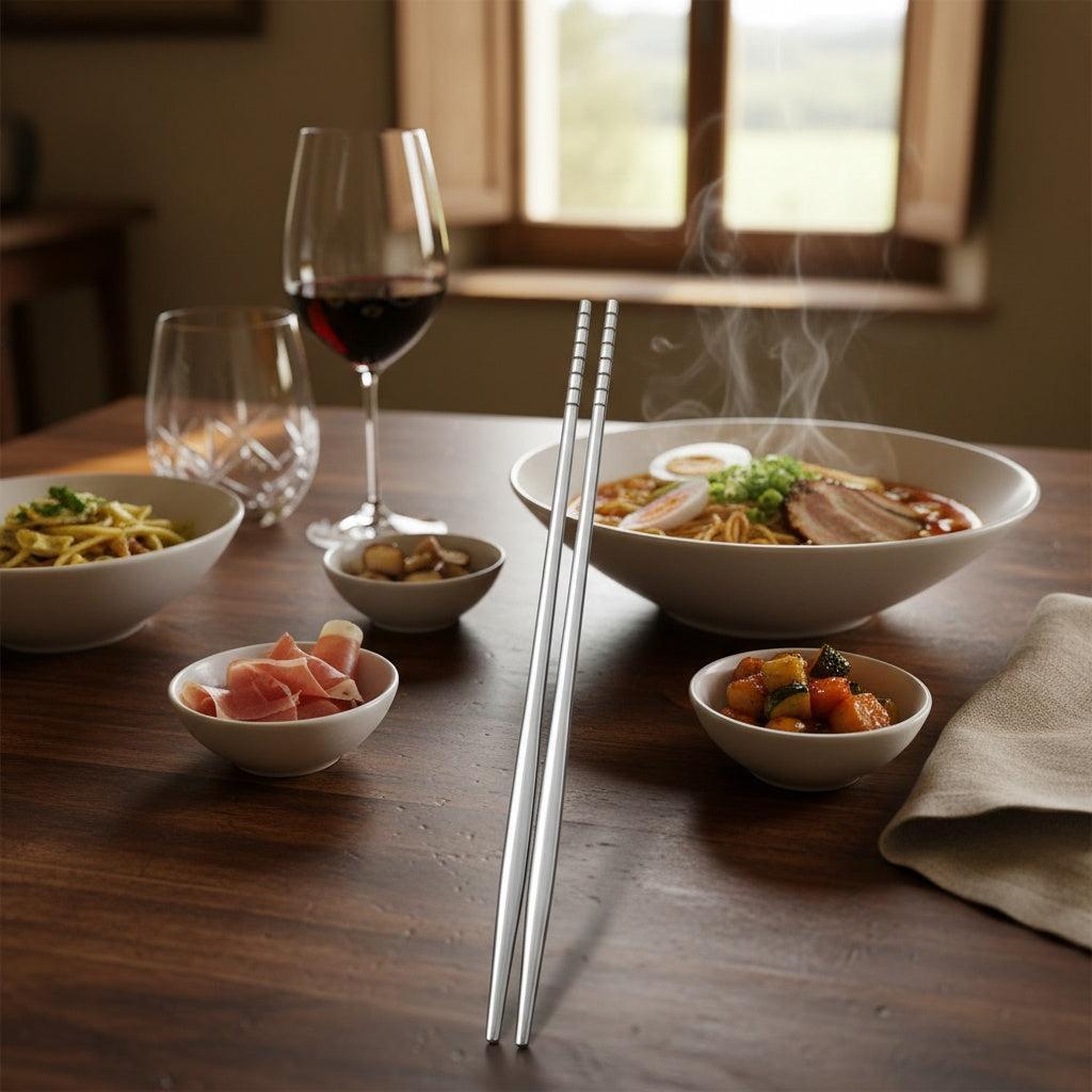 Natura Stainless Steal Chopsticks Pair