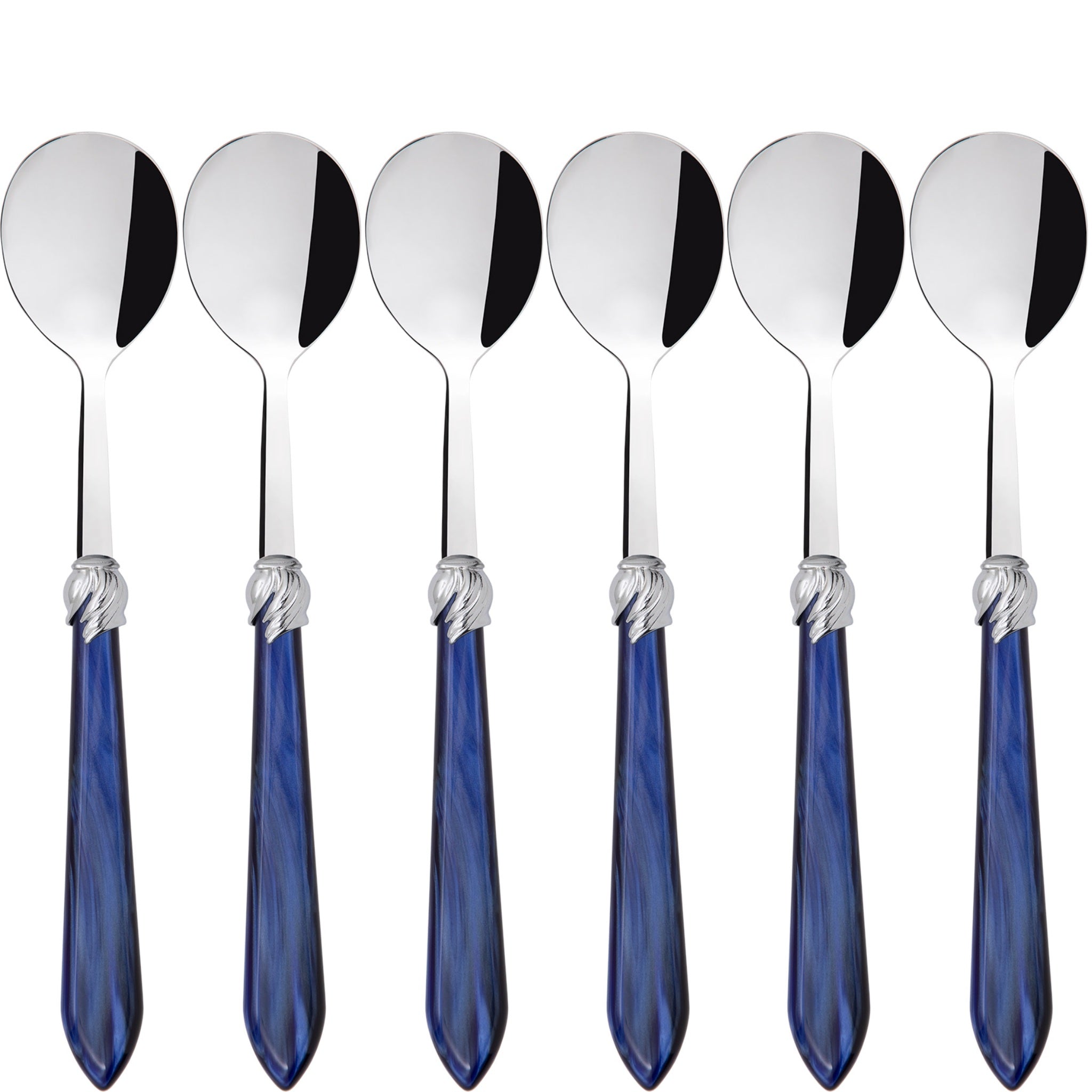 Falabella Brilliant Asian Rice Spoons Set - Royal Blue