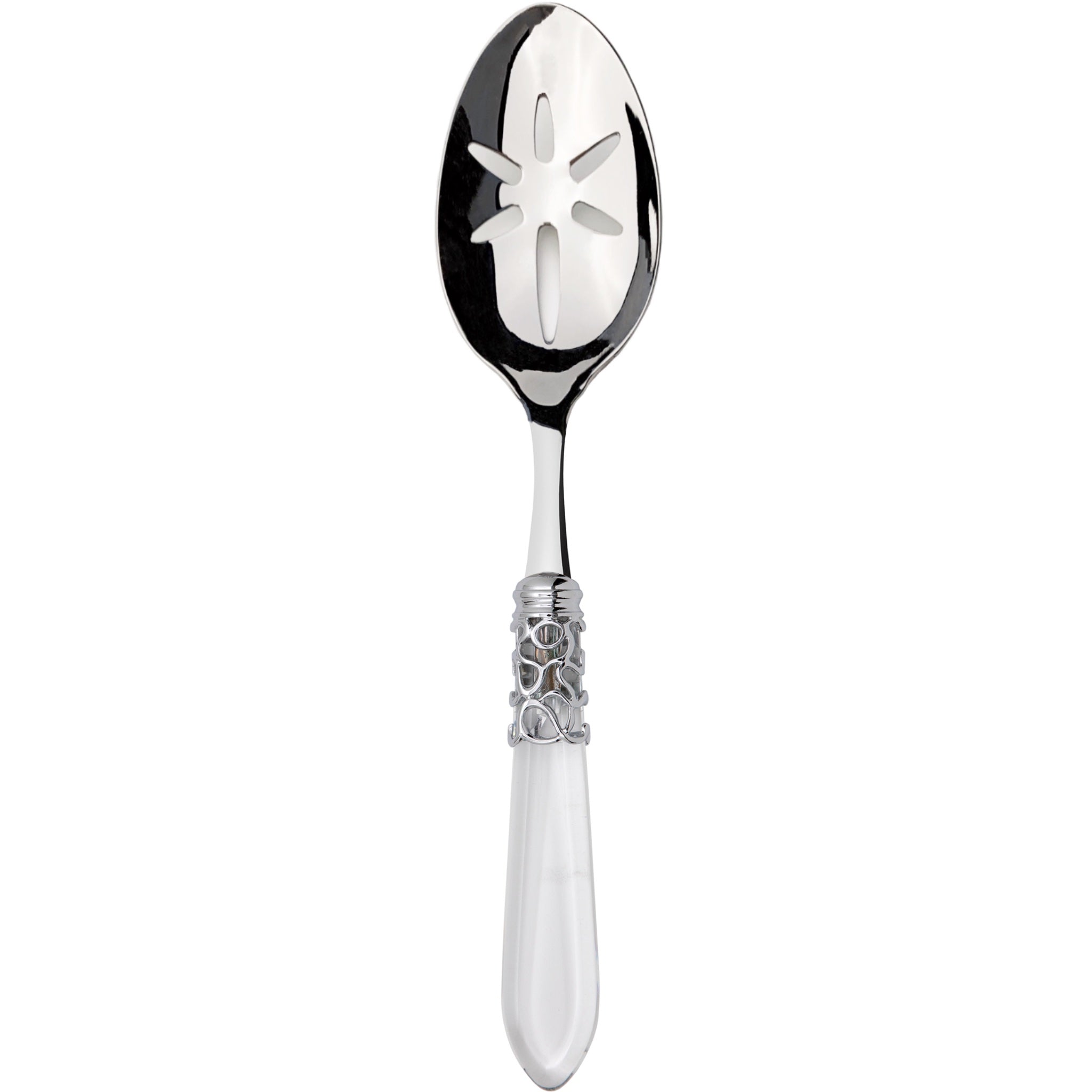 Melodia Brilliant Slotted Serving Spoon - Clear