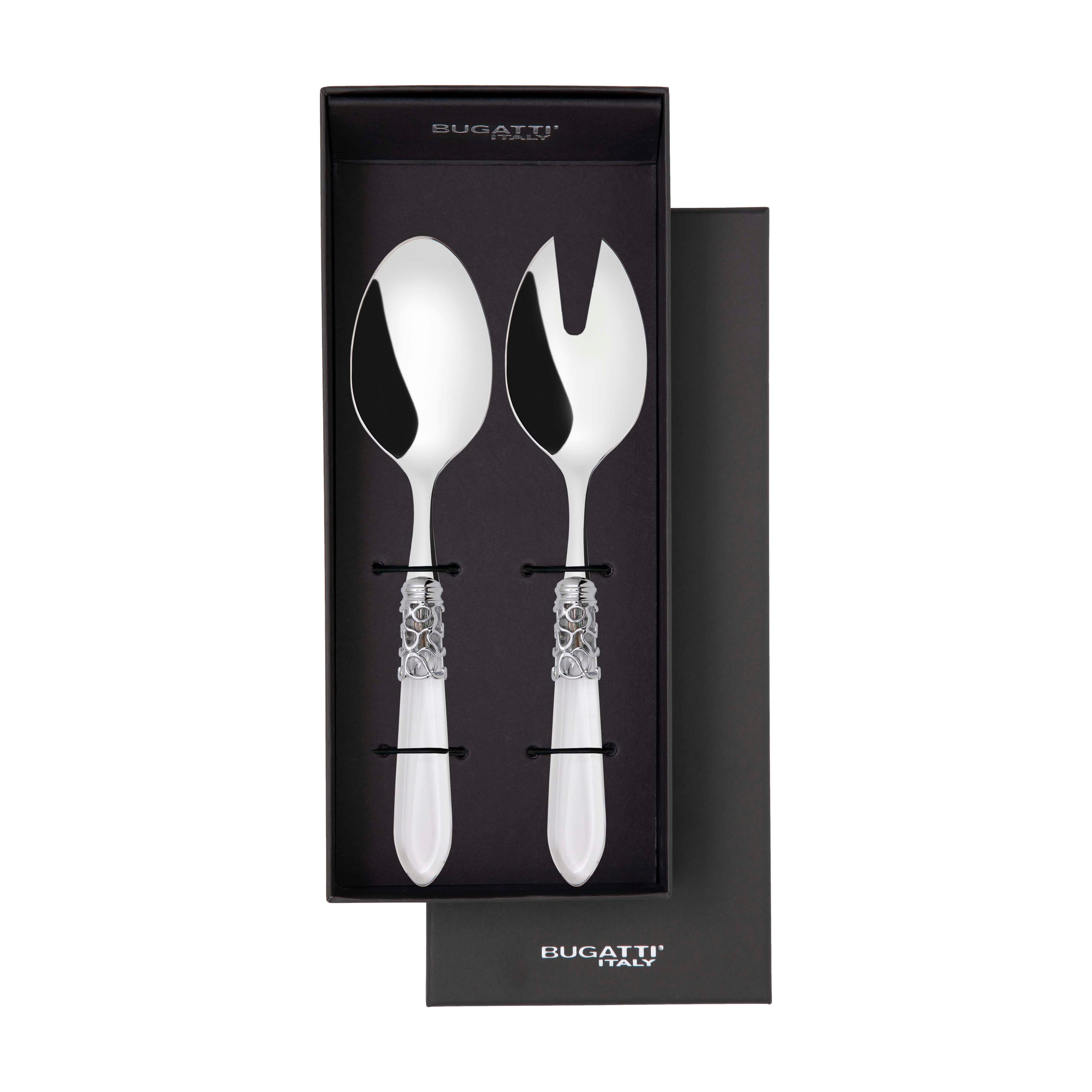 Melodia Brilliant 2 Piece Salad Servers - Clear