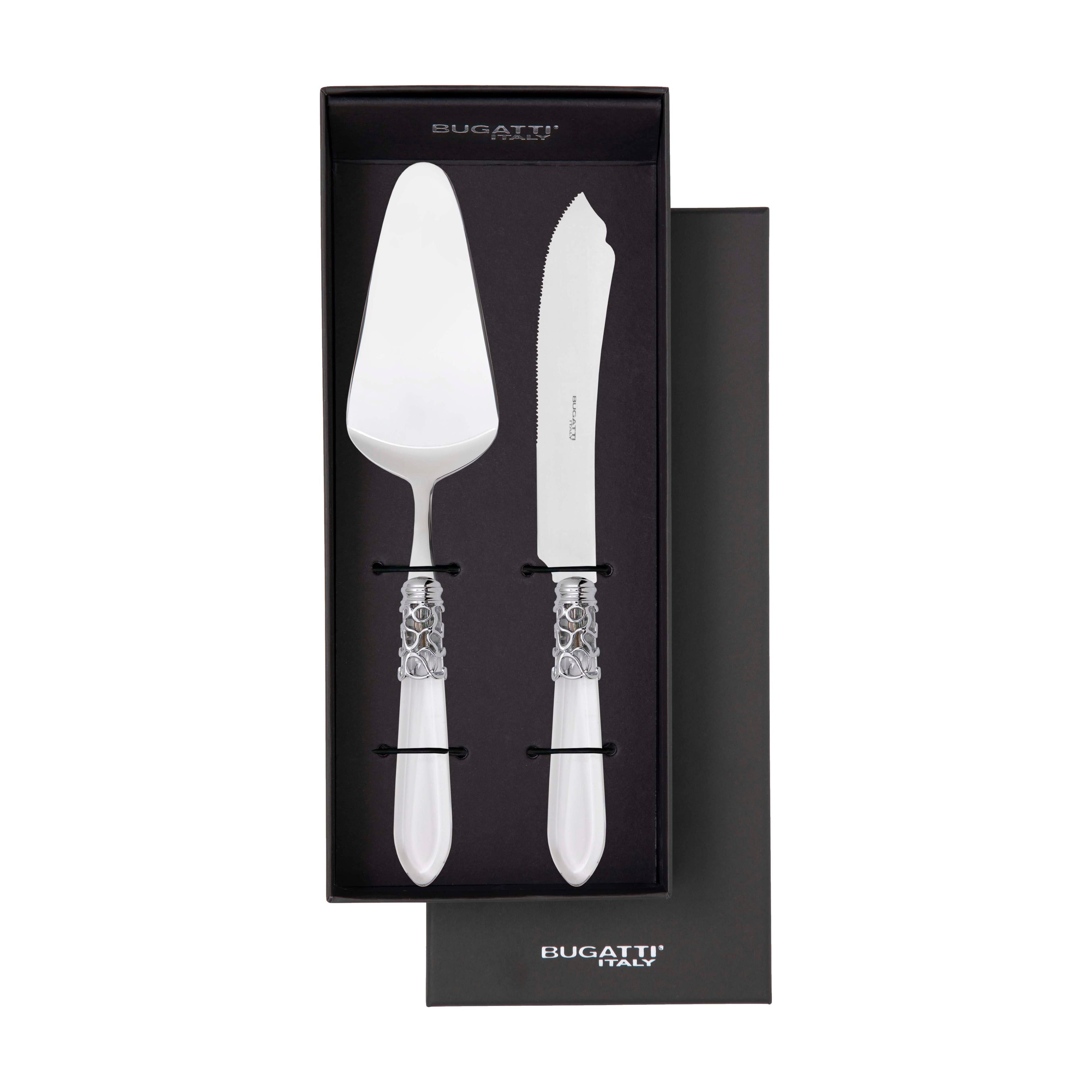 Melodia Brilliant 2 Piece Cake Serving set - Clear