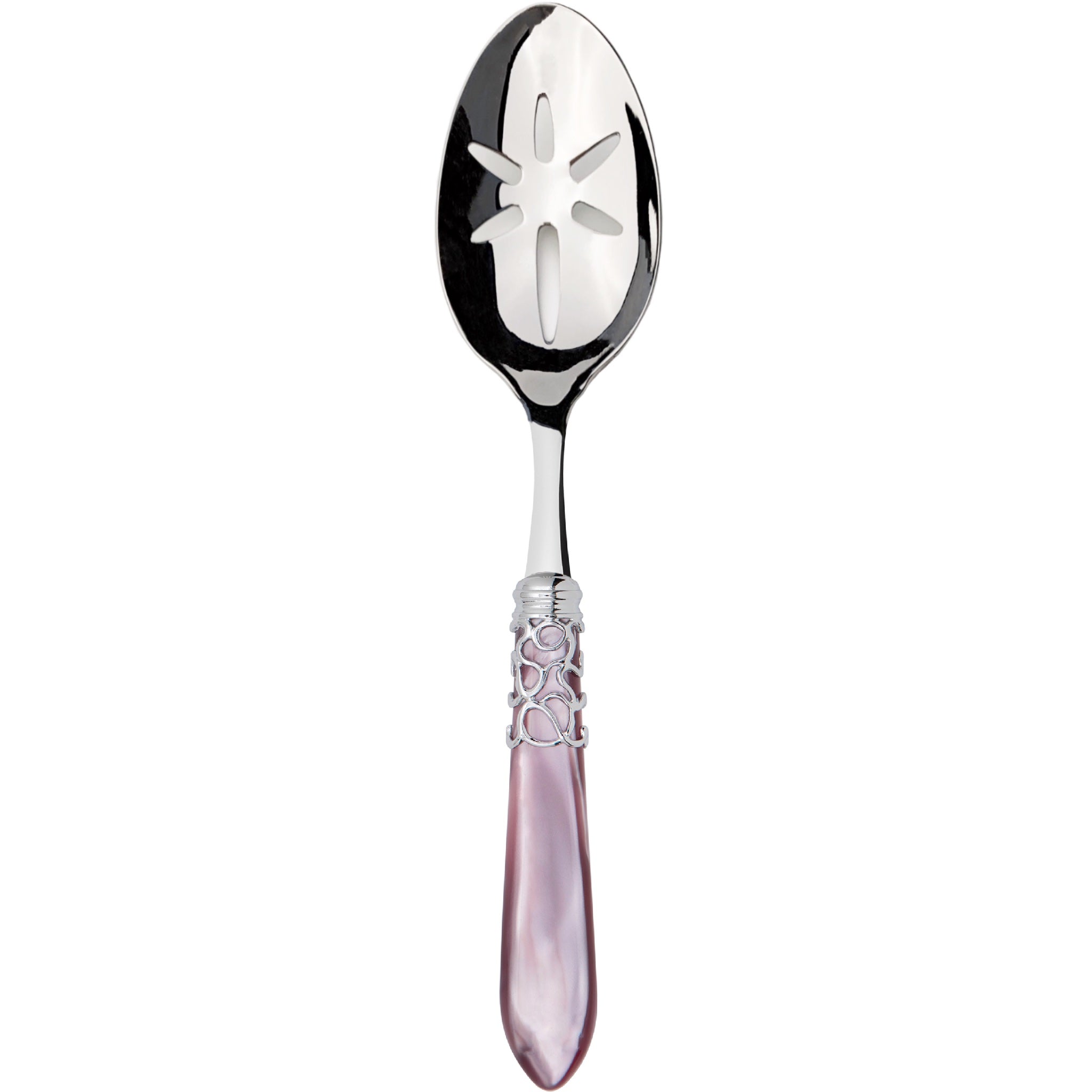 Melodia Brilliant Slotted Serving Spoon - Lilac