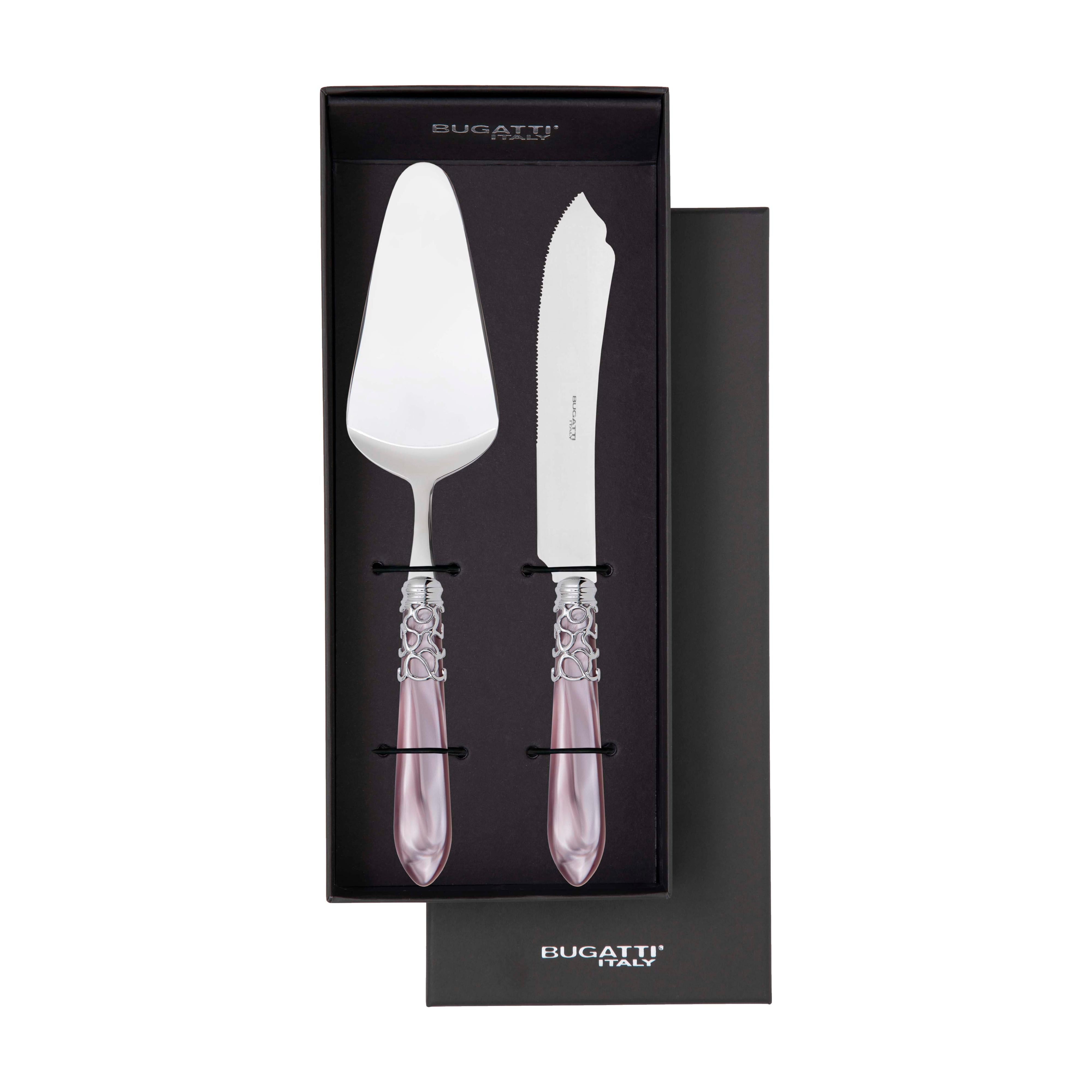Melodia Brilliant 2 Piece Cake Serving set - Lilac