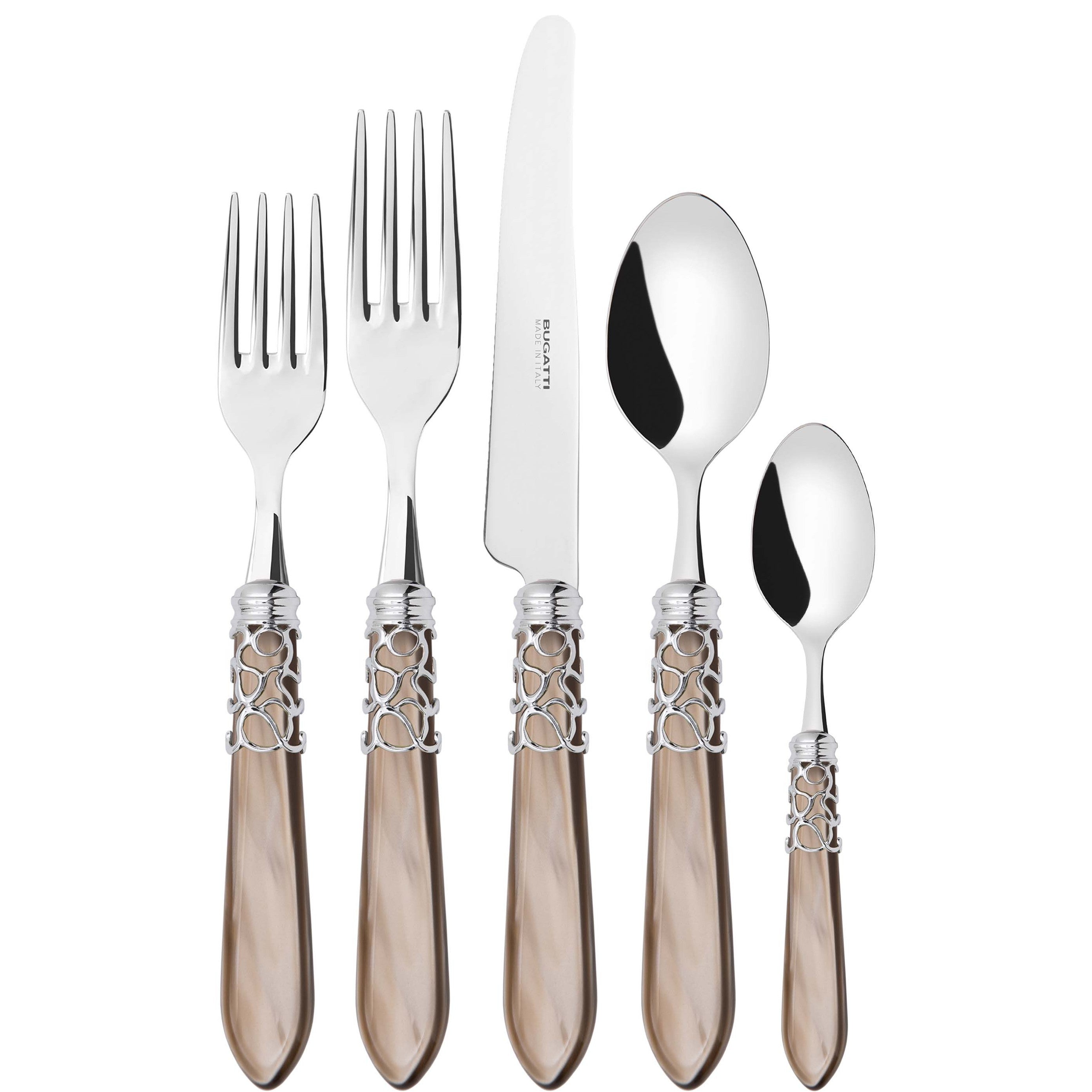 Melodia Brilliant 5 Piece Place setting - Taupe