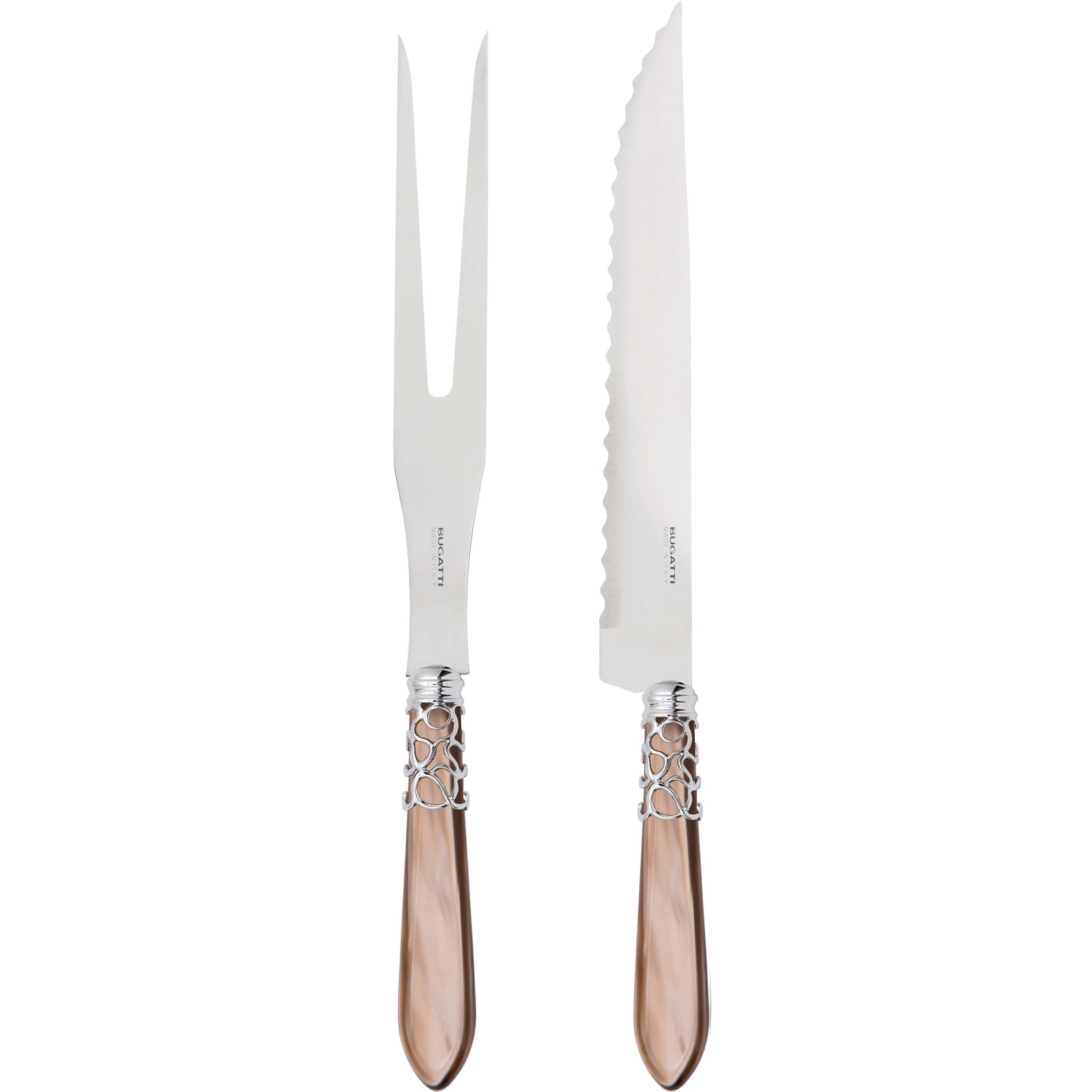 Melodia Brilliant Roast Carving Set - Taupe