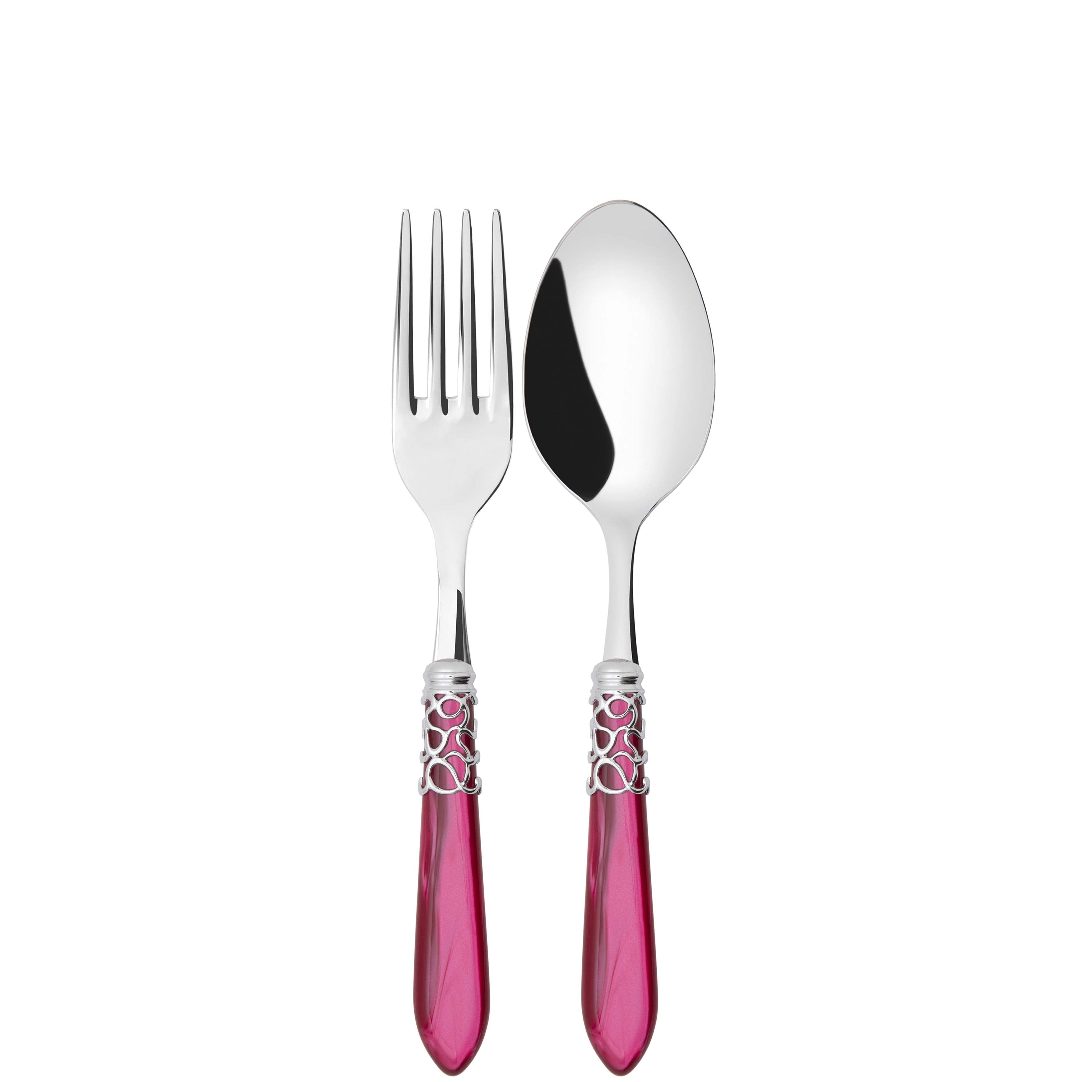 Melodia Brilliant 2 Piece Serving Set - Raspberry