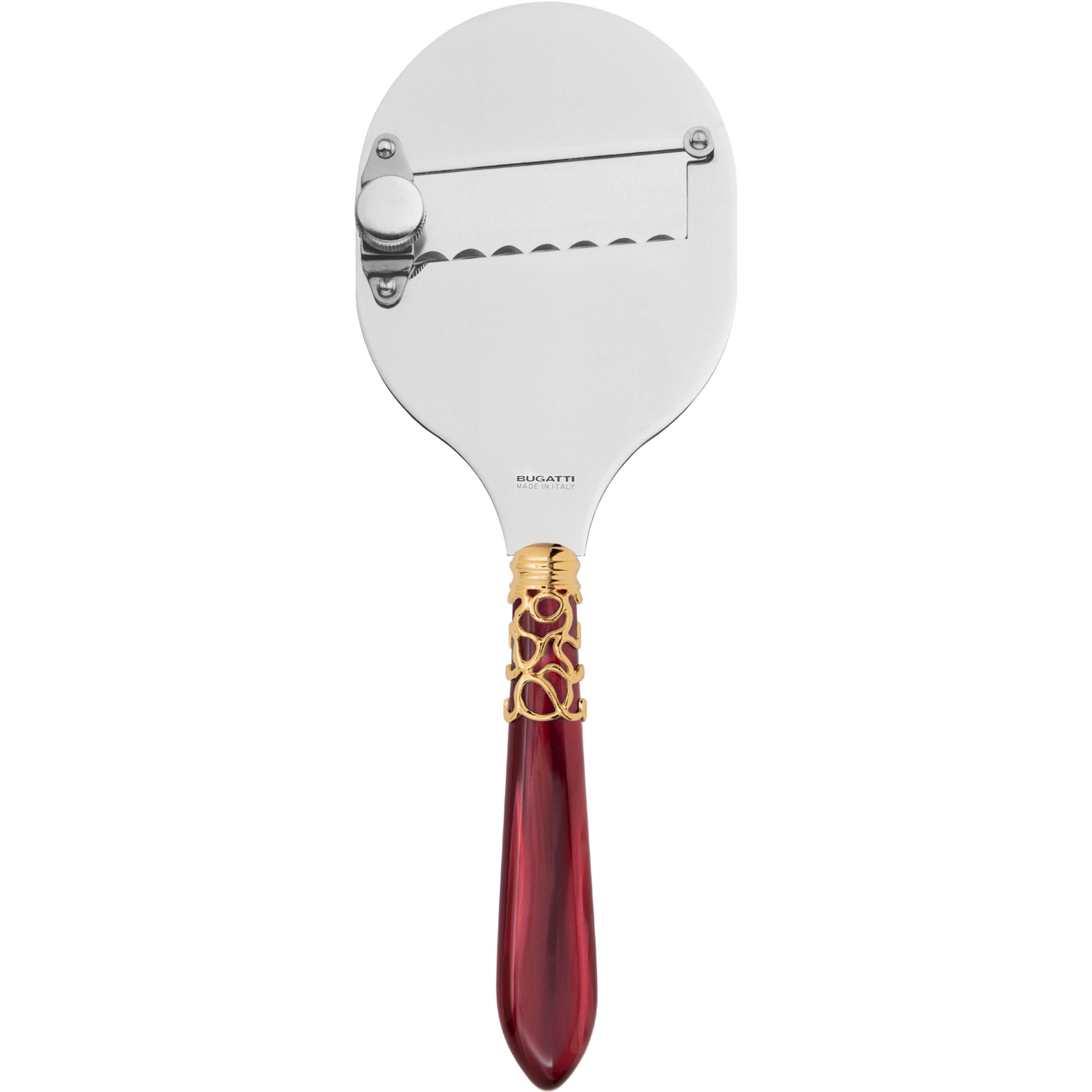 Melodia Gold Truffle Shaver / Slicer - burgundy